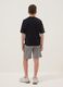 Black and grey pure cotton boys&rsquo; co-ord set with print, oversized fit_1