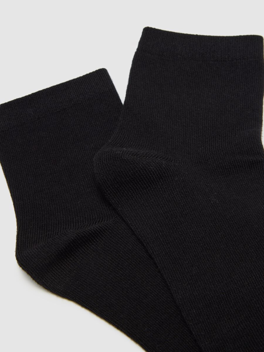Set multipack calzini in misto cotone nero elasticizzati_2