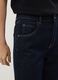 Blue denim bootcut jeans in cotton and lyocell blend_3