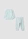 White organic cotton crew-neck pyjamas_1