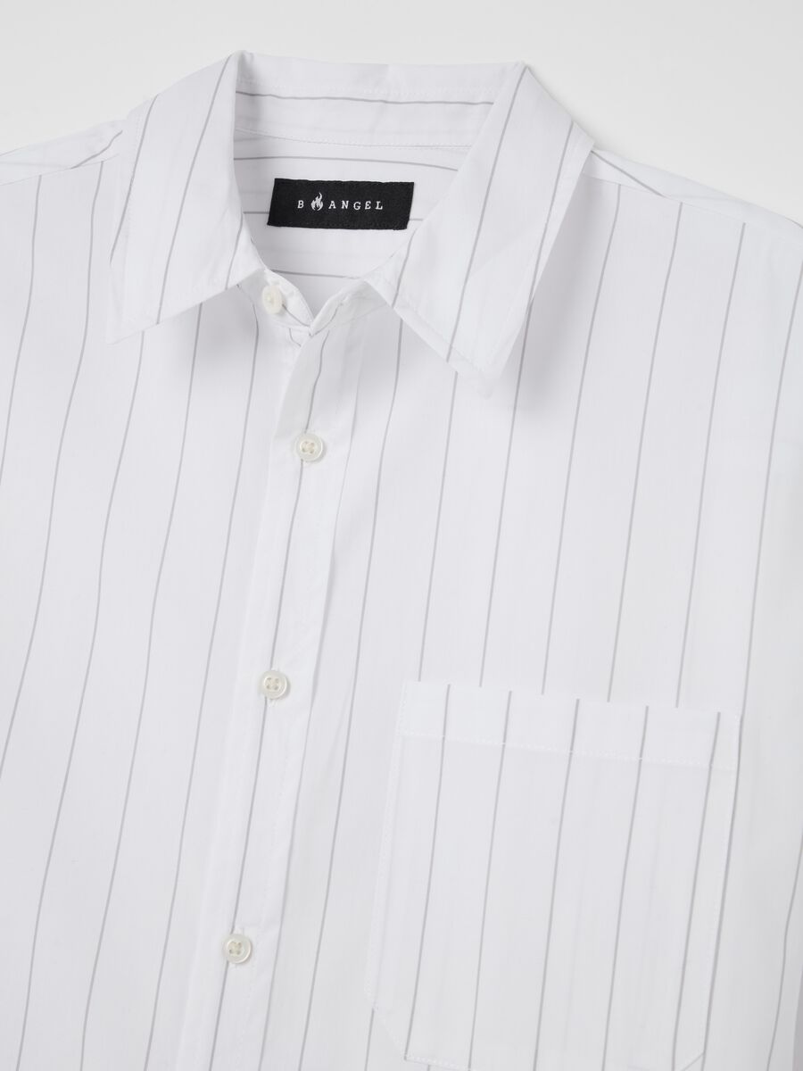 Pinstriped shirt with pocket_5