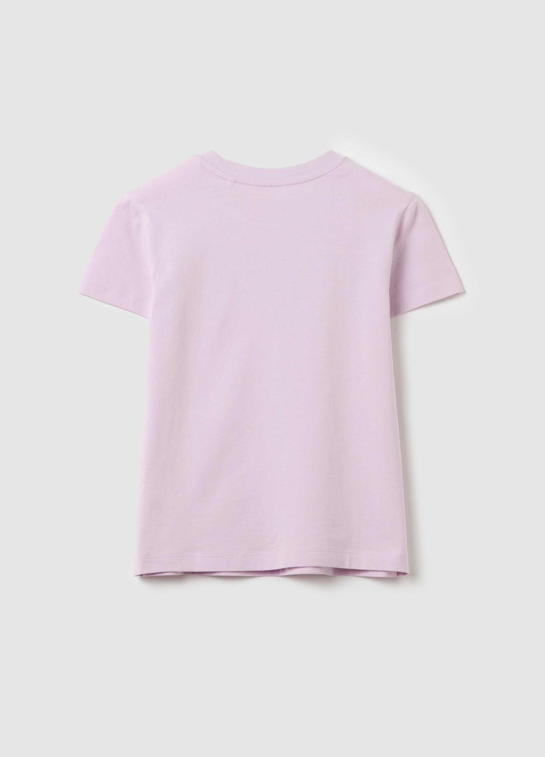 Cotton T-shirt with "Gorgeous" print