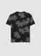 Black pure cotton T-shirt with &ldquo;Beauty of nature&rdquo; slogan for boys_5