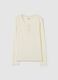 Long-sleeved T-shirt with granddad neckline_4