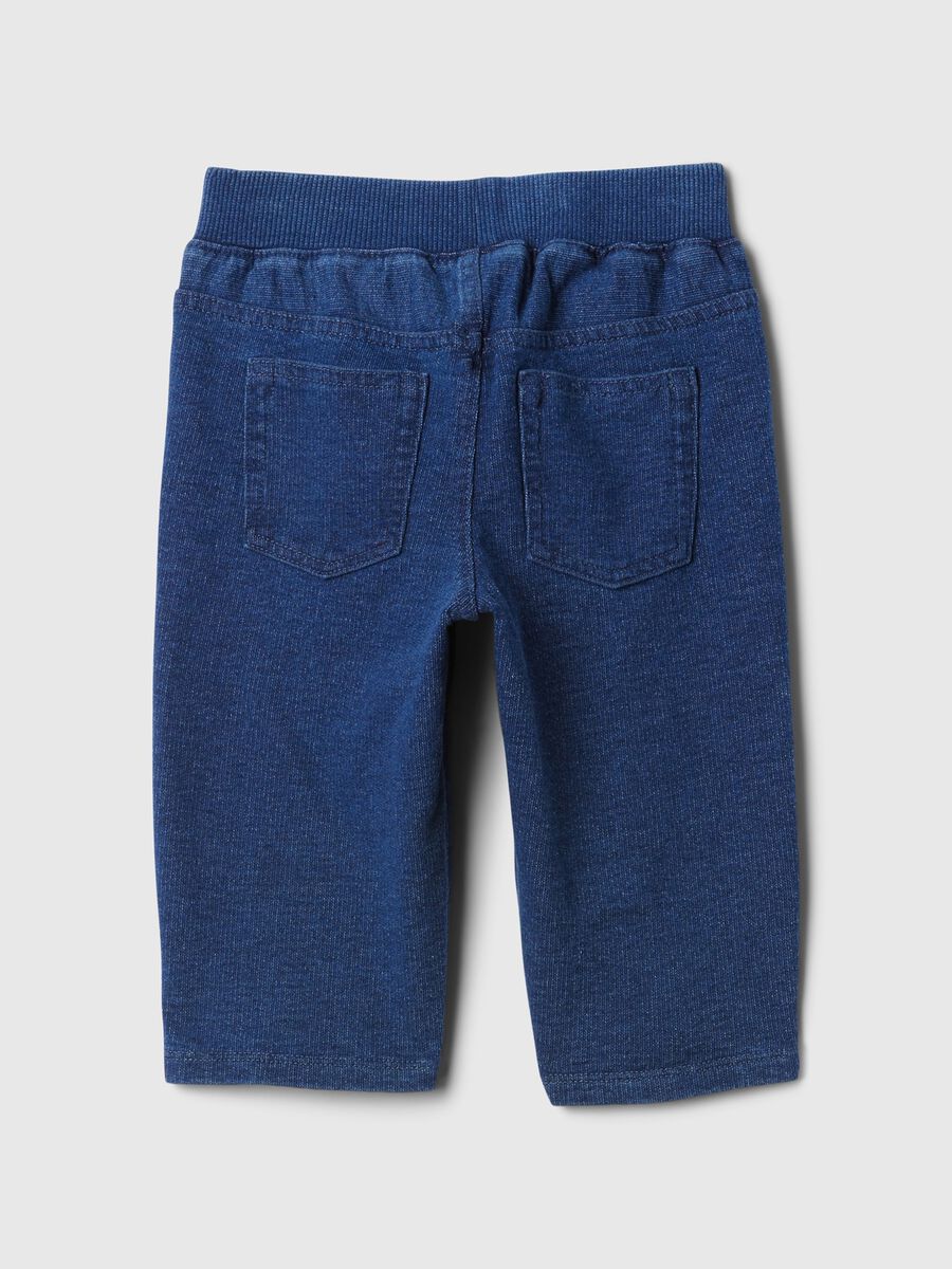 Bermuda shorts in French terry with drawstring_1