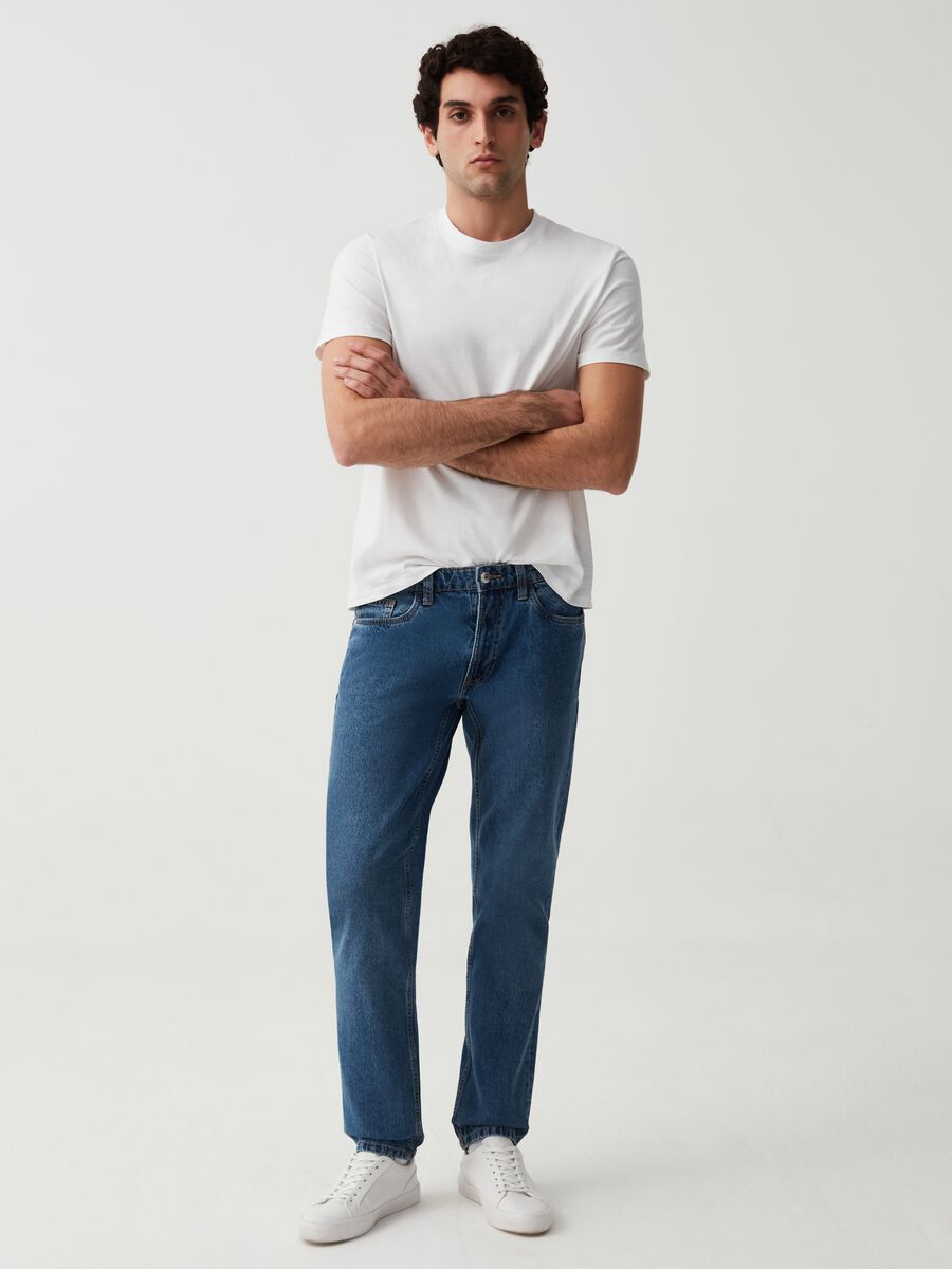 Slim-fit jeans with five pockets_0