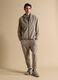Beige hooded jacket in stretch fabric, regular fit_1