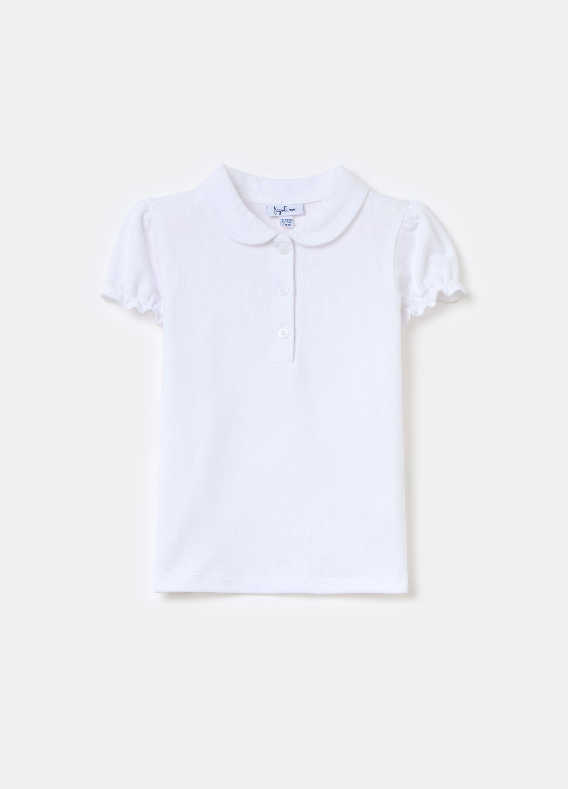 Polo bianca bimba on sale