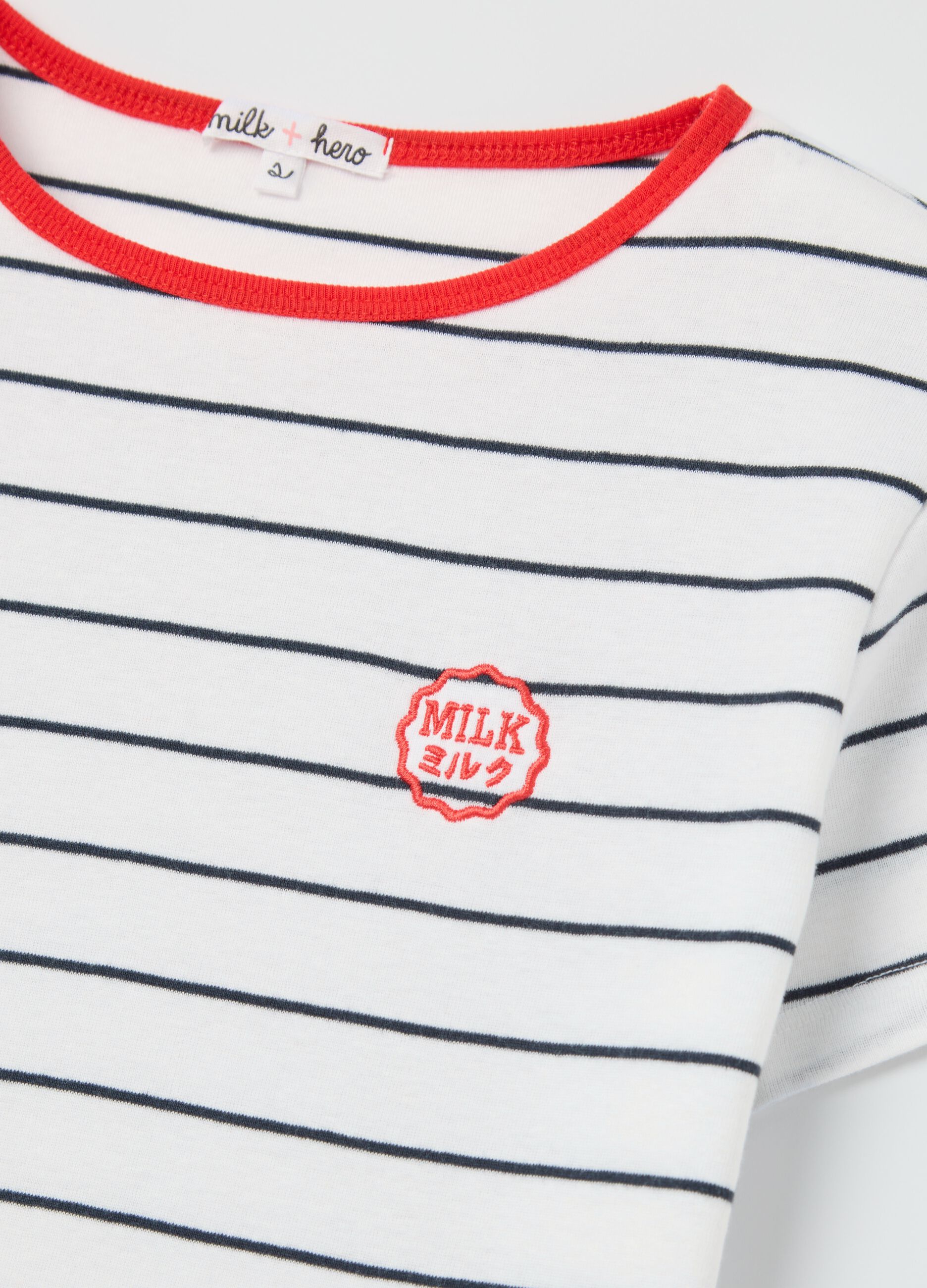 Slim-fit T-shirt in cotton