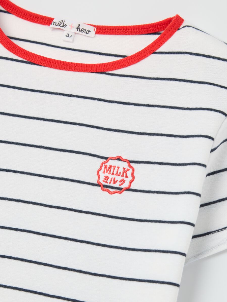 T-shirt slim fit in cotone_5