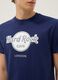 Blue Pure Cotton Regular Fit T-shirt with Hard Rock Cafe Logo_3