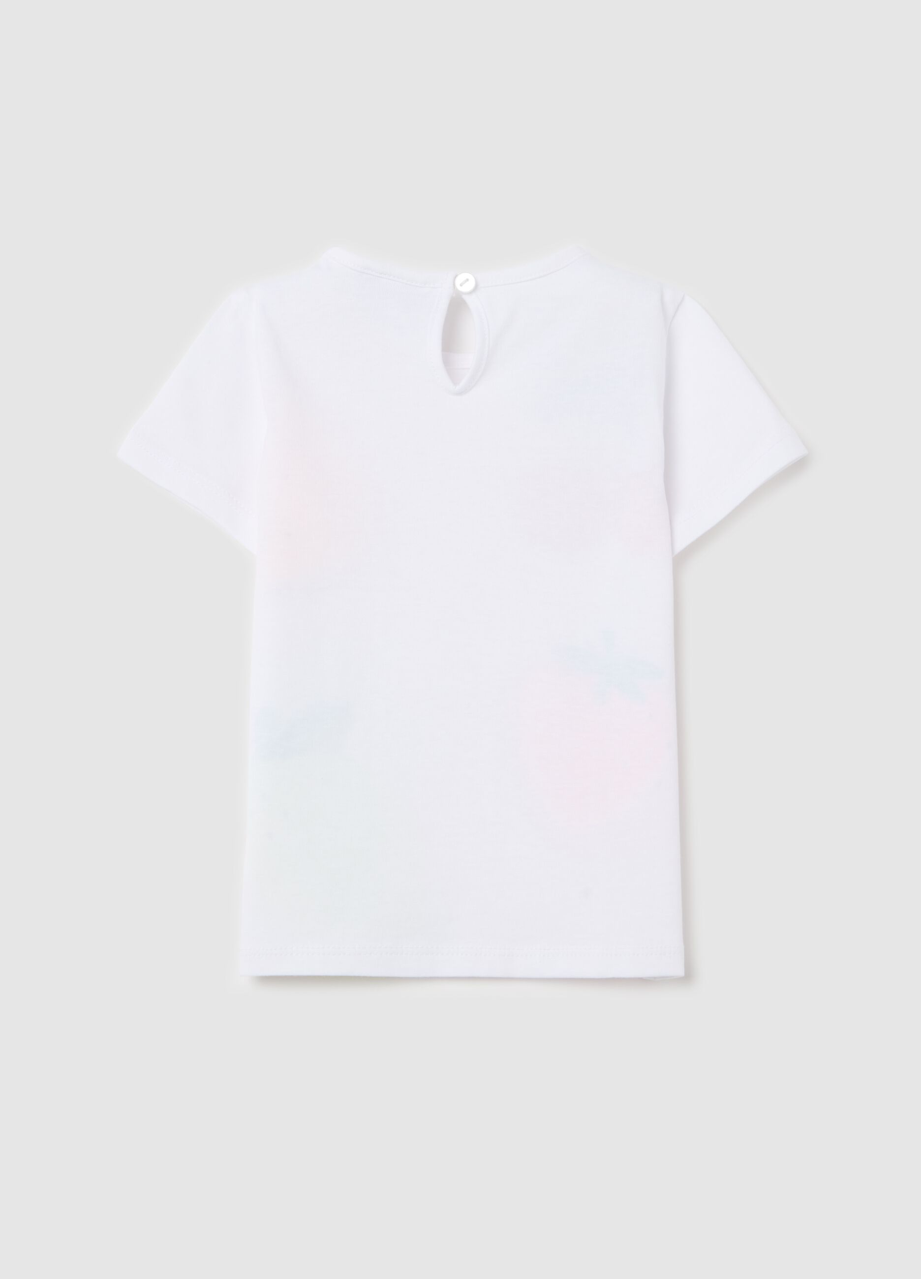 Cotton T-shirt with print