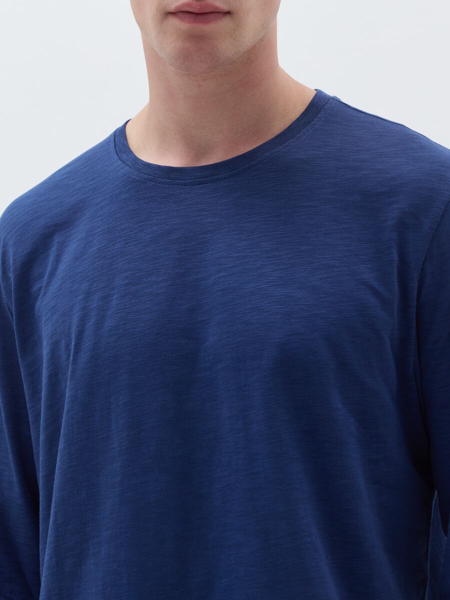 Pigiama lungo con top in slub jersey_3