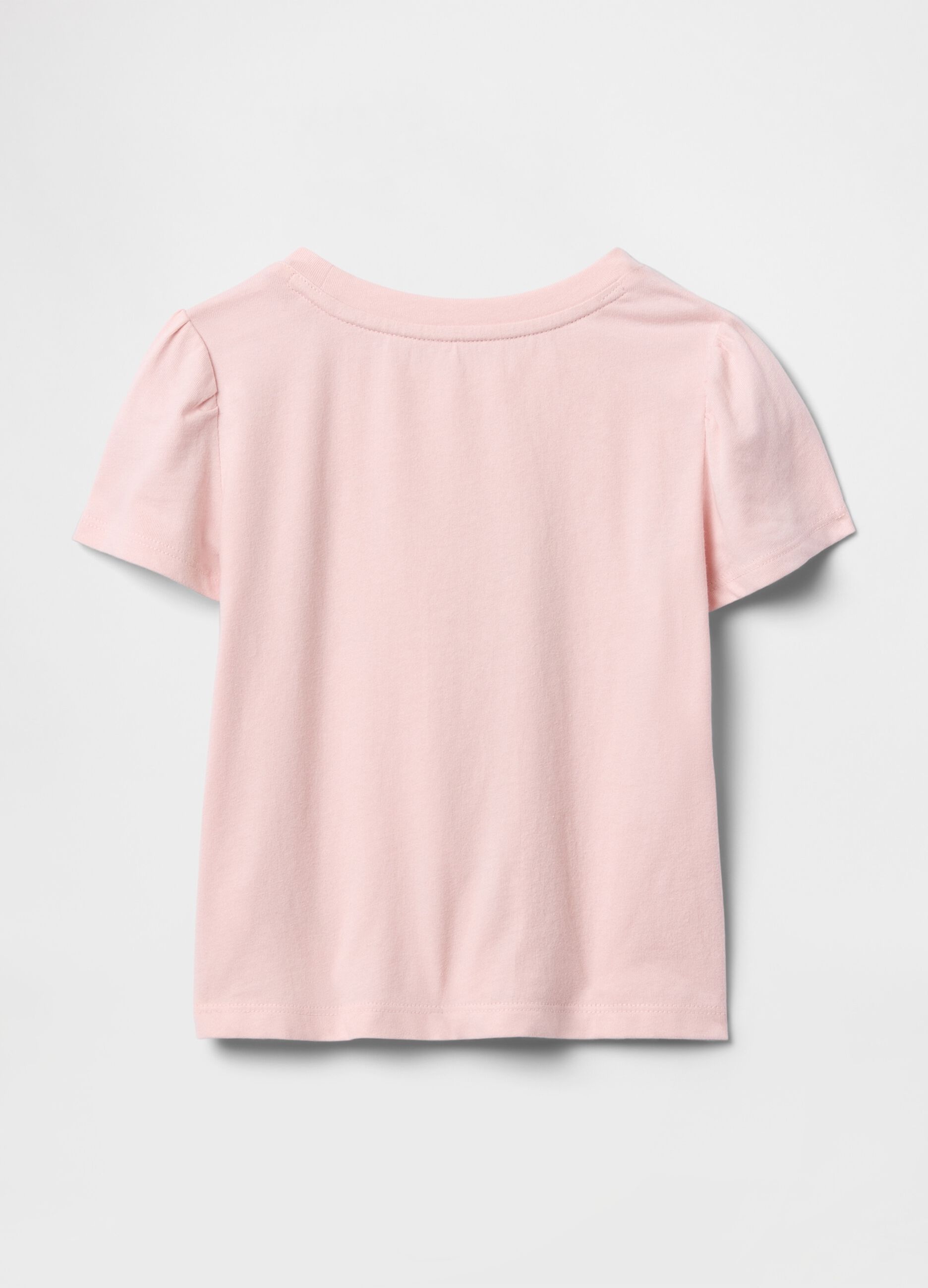 Pink short sleeve cotton T-shirt GAP Kids