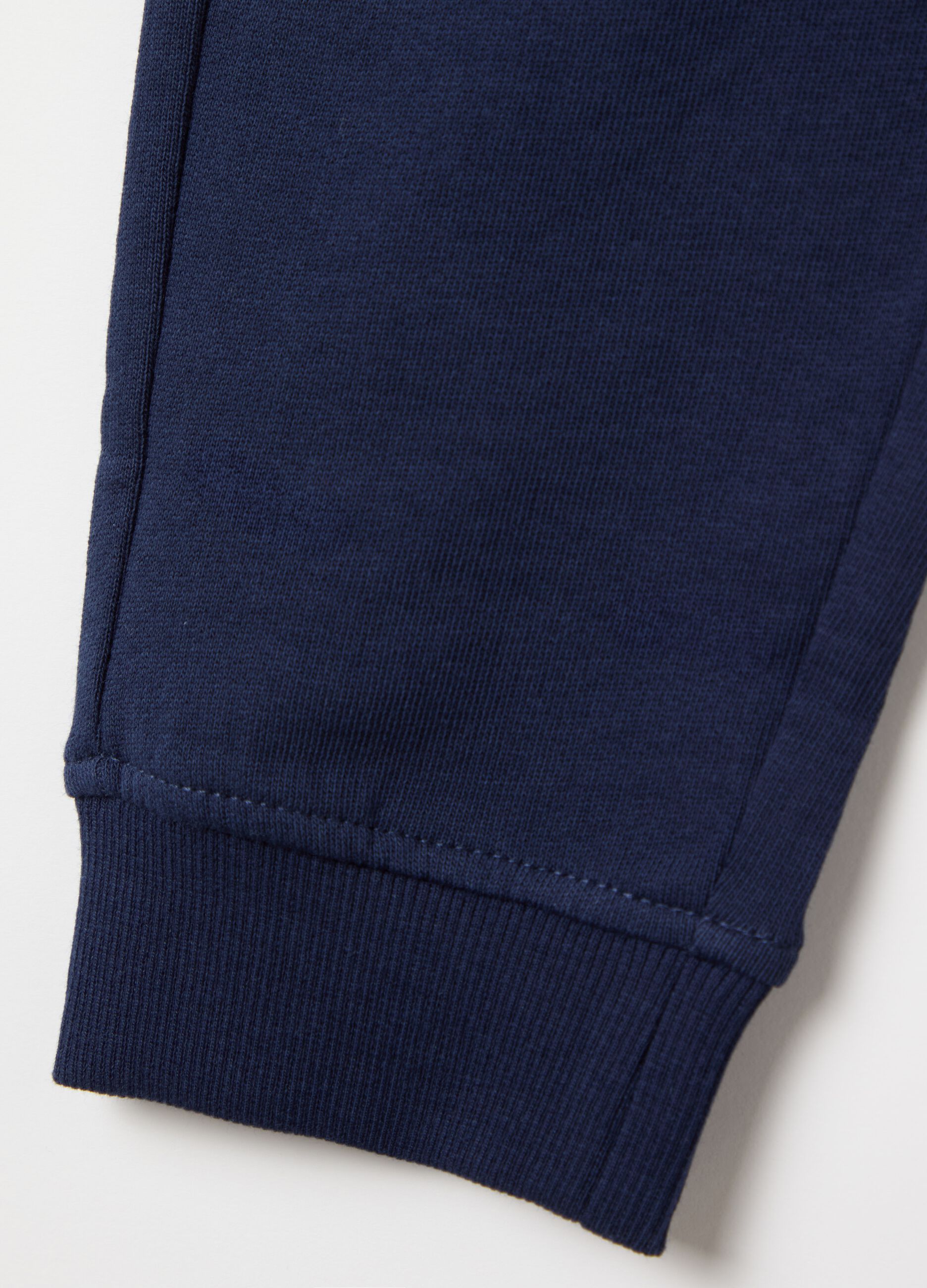 Cotton joggers with drawstring