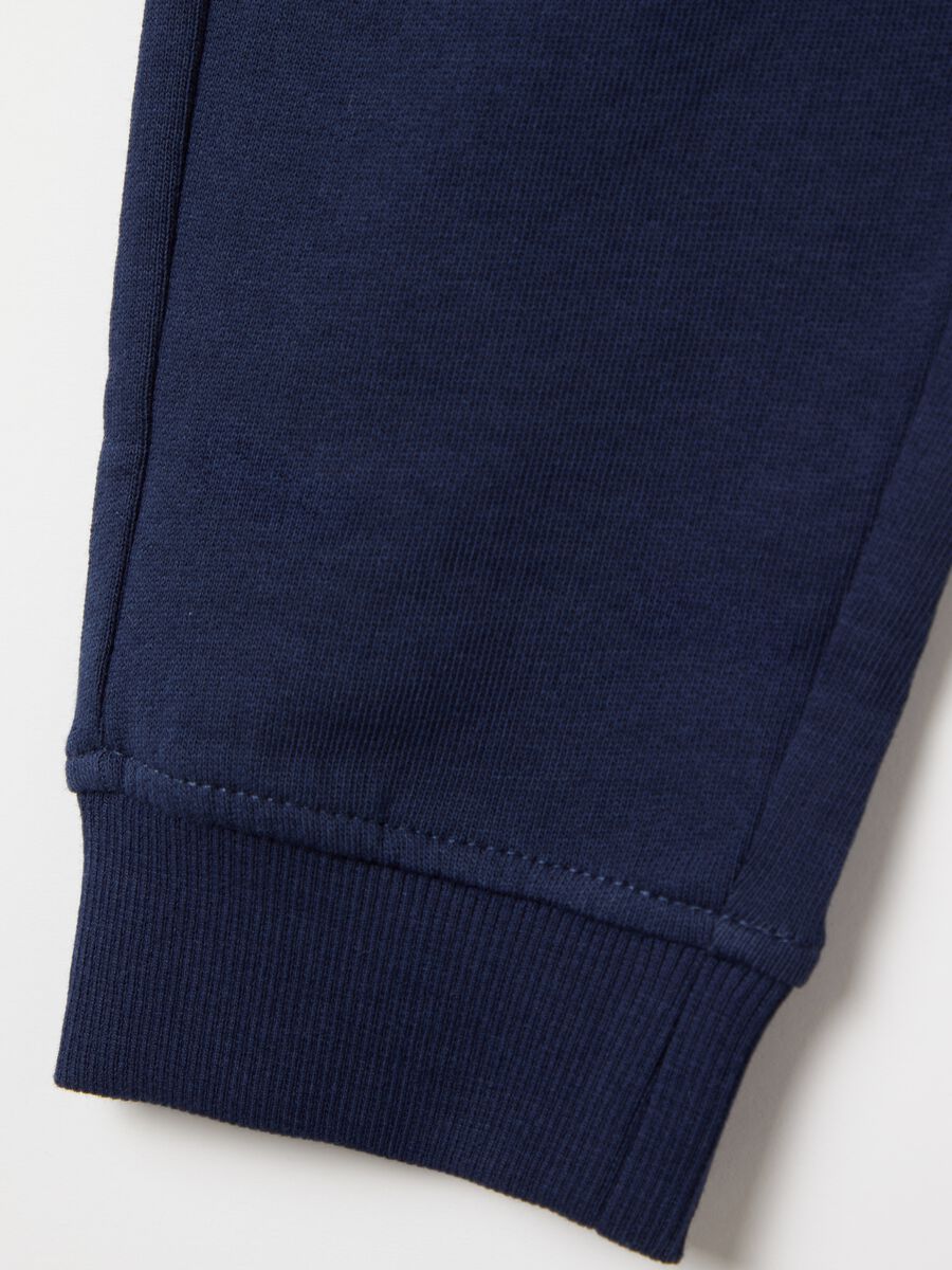 Cotton joggers with drawstring_2