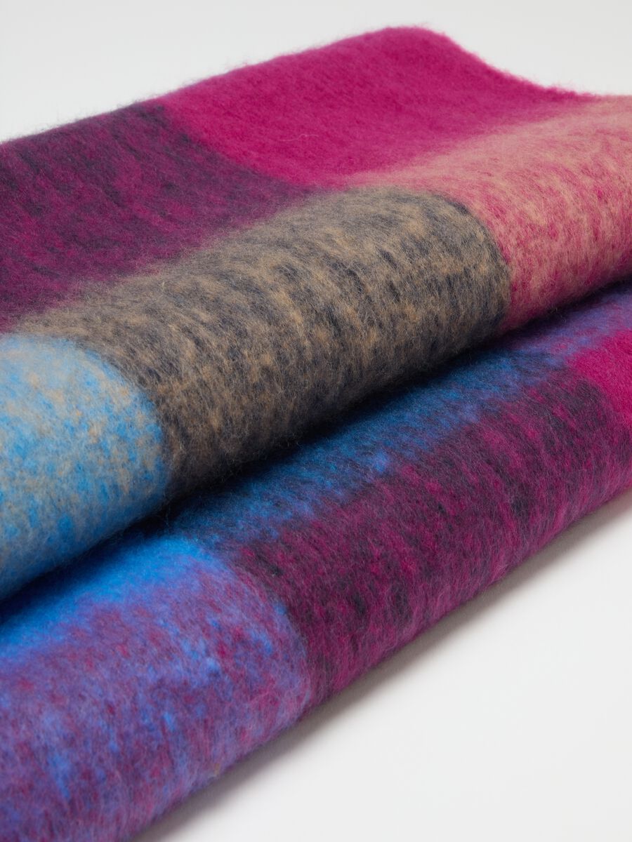 Sciarpa a quadri multicolor_1