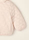 Pink quilted hooded jacket with little ears_1