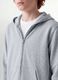 Grey hoodie in 100% organic cotton, regular fit, for boys_3