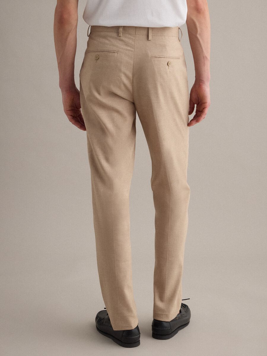 Pantaloni beige slim fit_2
