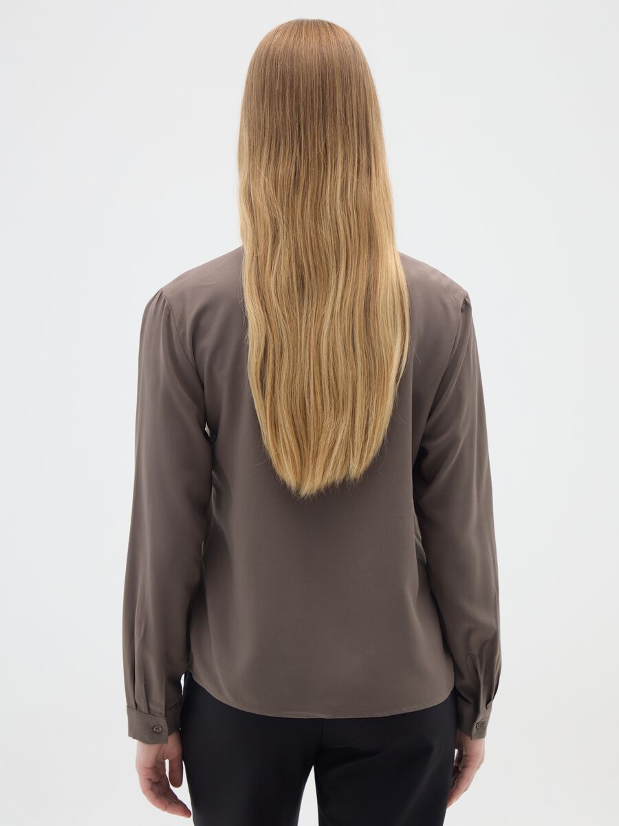 Camicia marrone in viscosa_2