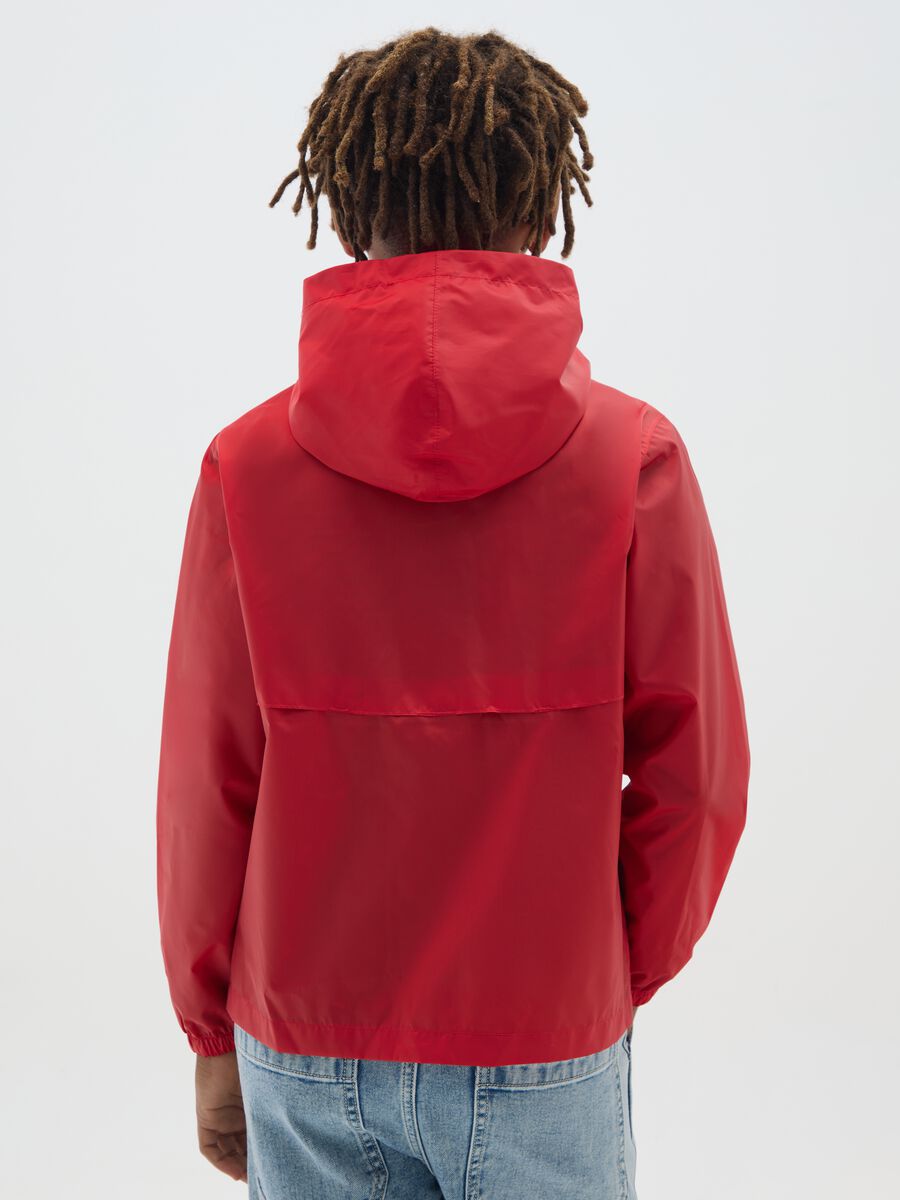 Giacca da ragazzo in rosso regular fit_1