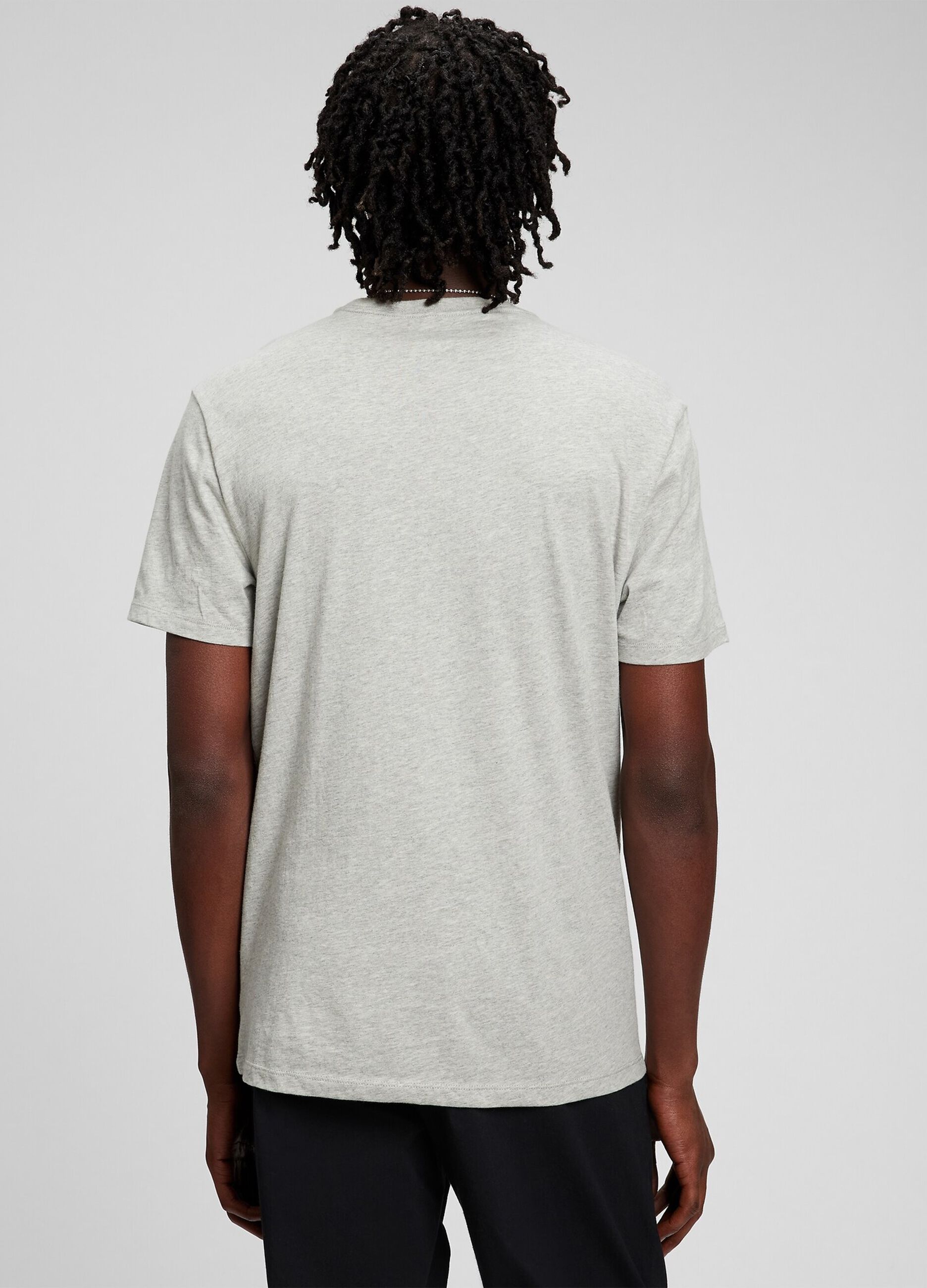 Cotton T-shirt with logo print