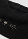 Black ribbed stretch scarf_3