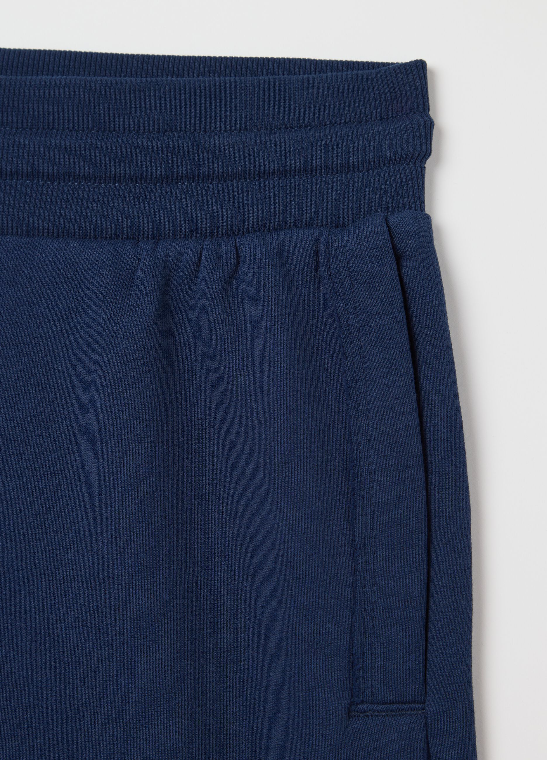 Blue Cotton Maui Bermuda Shorts