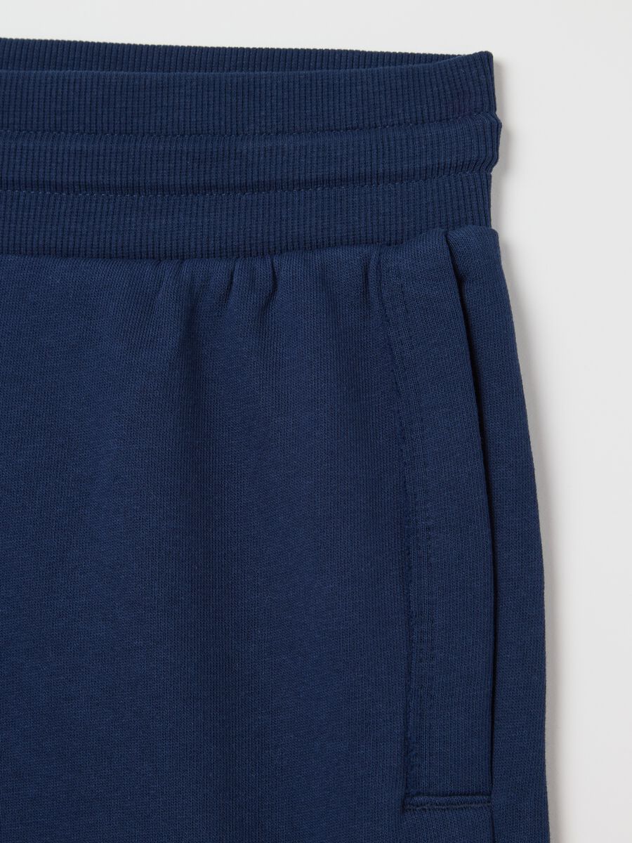Blue Cotton Maui Bermuda Shorts_5