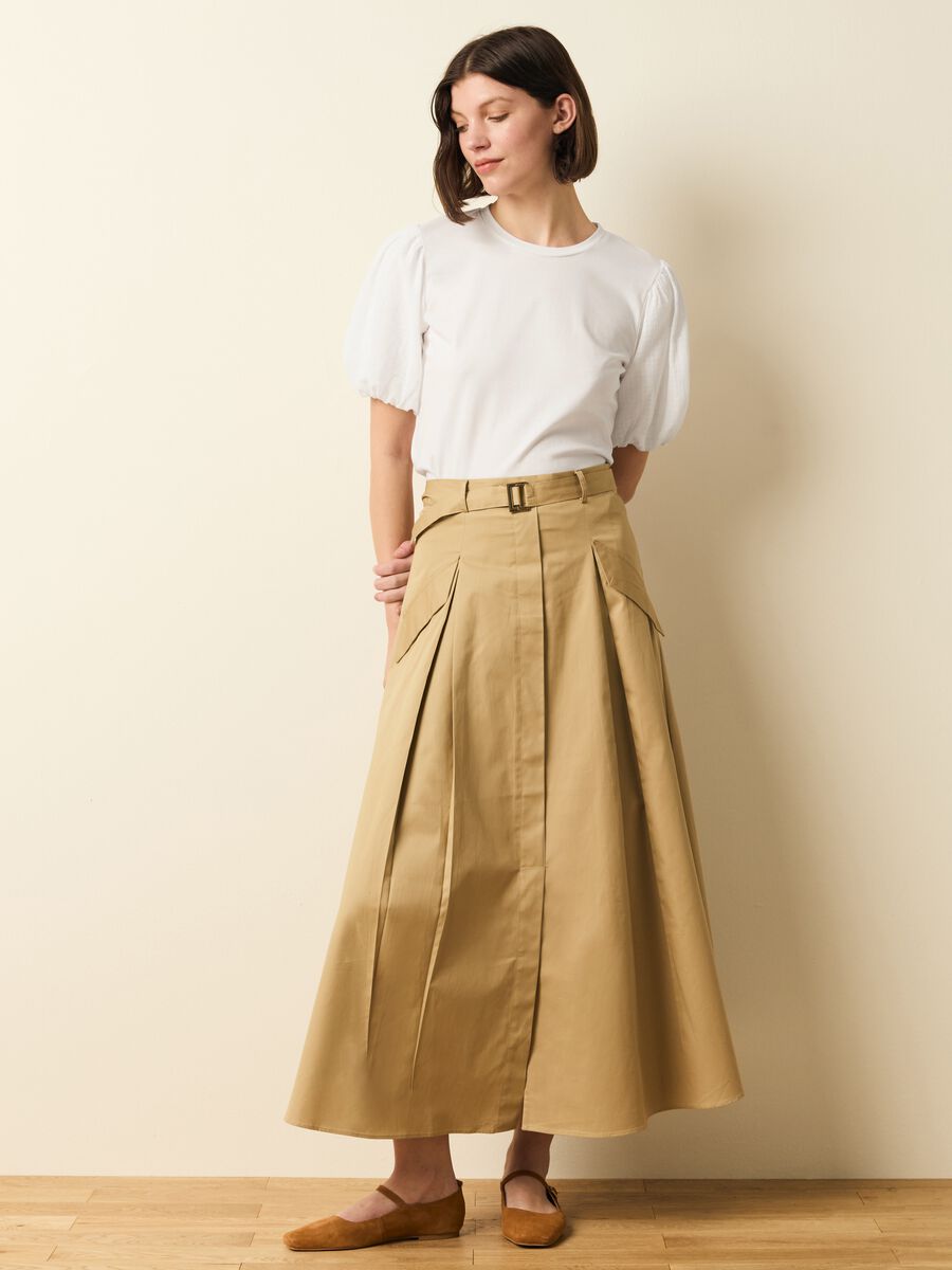 T-shirt with puff sleeves_0