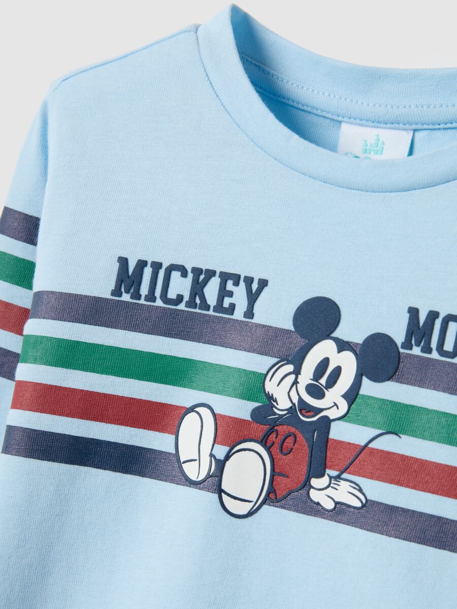 Blue pure cotton children's t-shirt regular fit with print_2