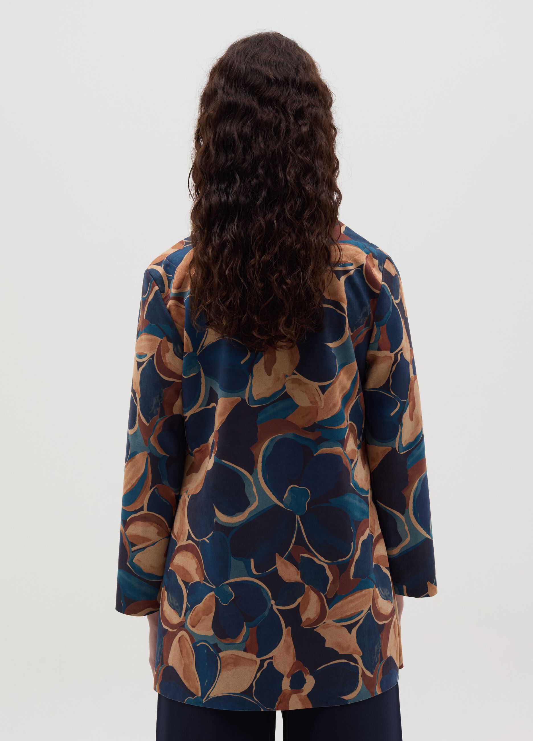 Open jacket with print