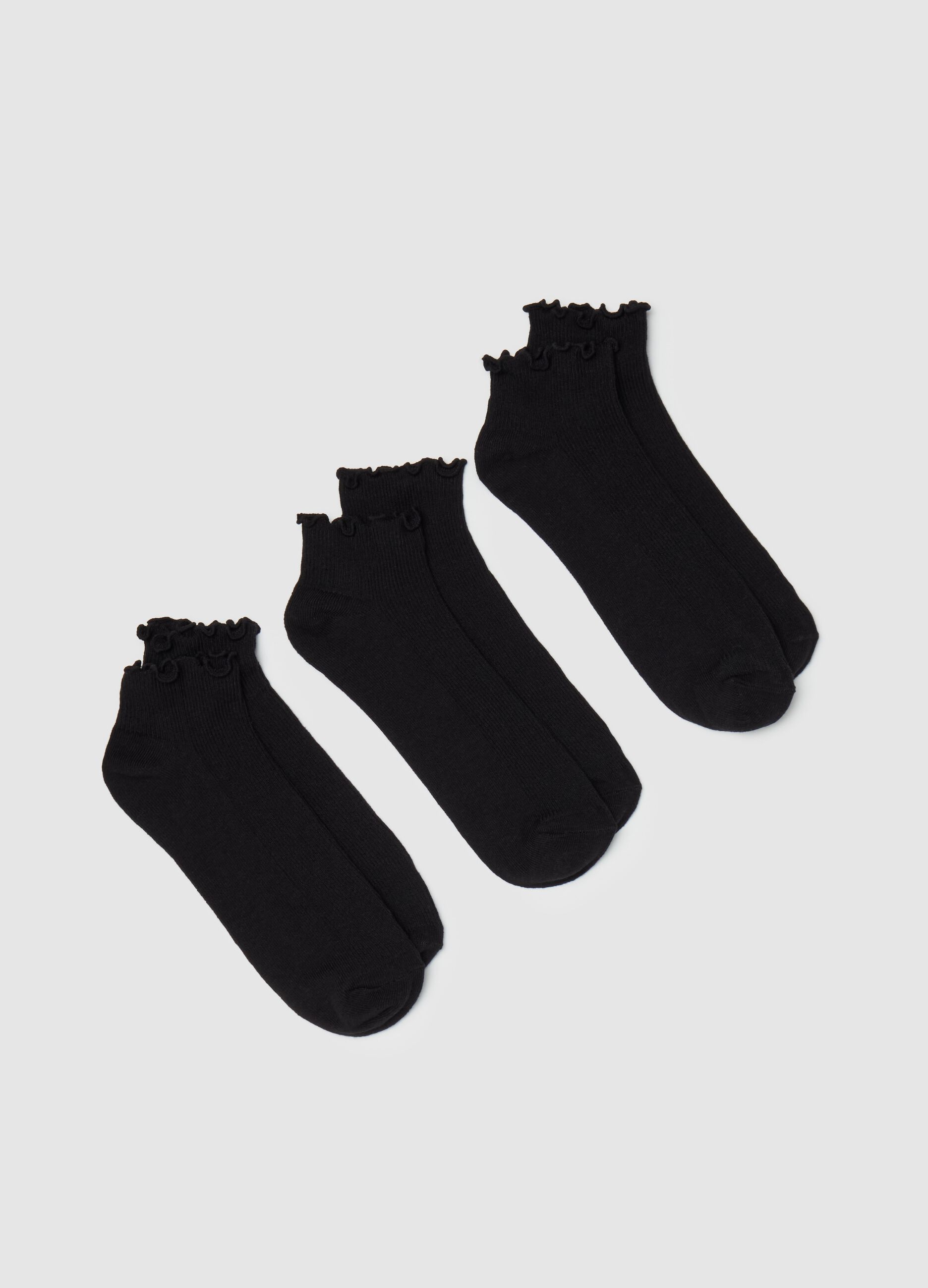 Tripack pariscarpa sneakers con profilo ondulato