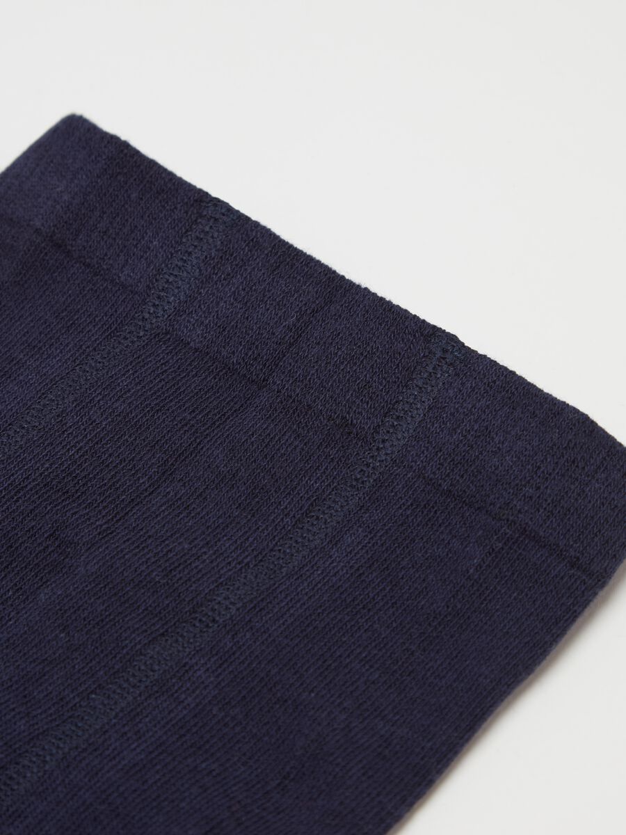 Organic cotton tights with side band in lurex_2