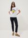 White pure cotton regular fit T-shirt with SpongeBob print_2