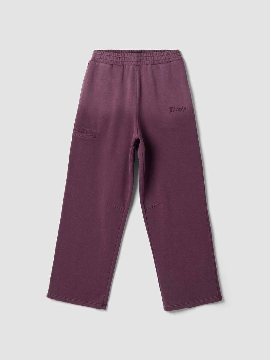 Sweatpants Sunfaded Wine_0