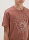 Brown short-sleeve organic cotton T-shirt for boys_2