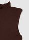Brown regular fit tank top_5