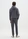 Boys' grey cotton jogger trousers with regular fit_1
