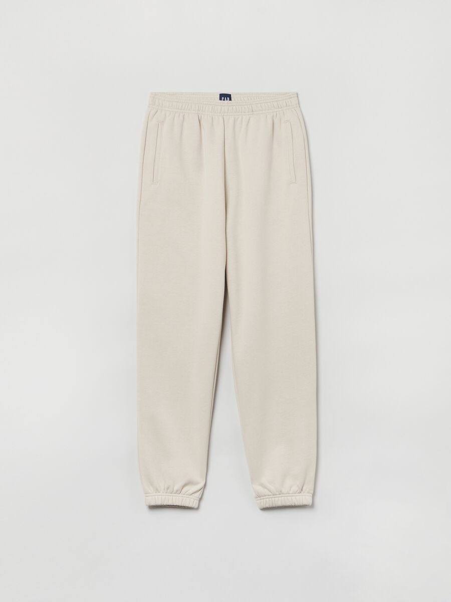 High-rise, easy-fit joggers in plush_1