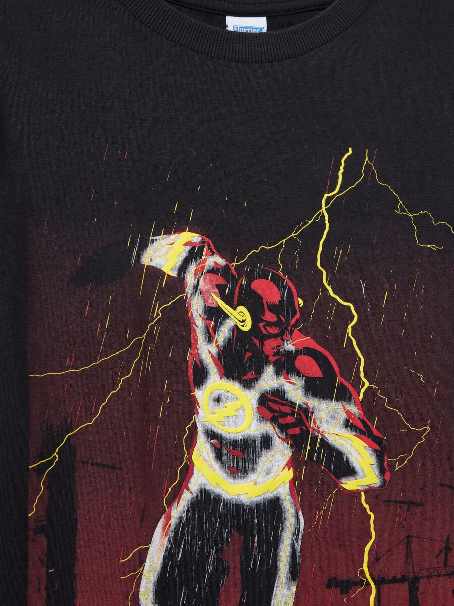 T-shirt maniche lunghe stampa The Flash_2