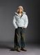 The Iconic Puffer grey hooded jacket for boys_0