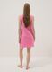 Pink pure cotton nightdress with V-neck_2
