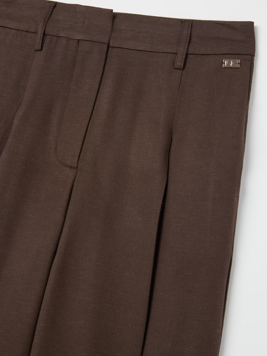 Brown wide-leg trousers_5