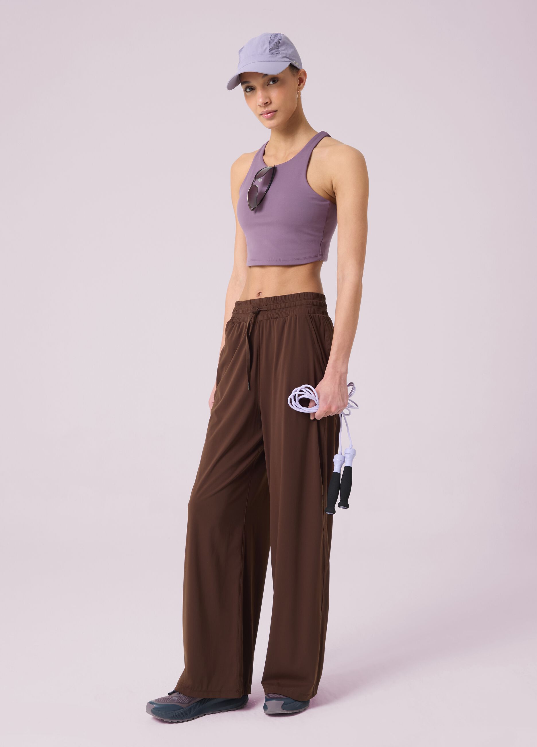 Wide leg trousers with drawstring ALTAVIA STUDIO