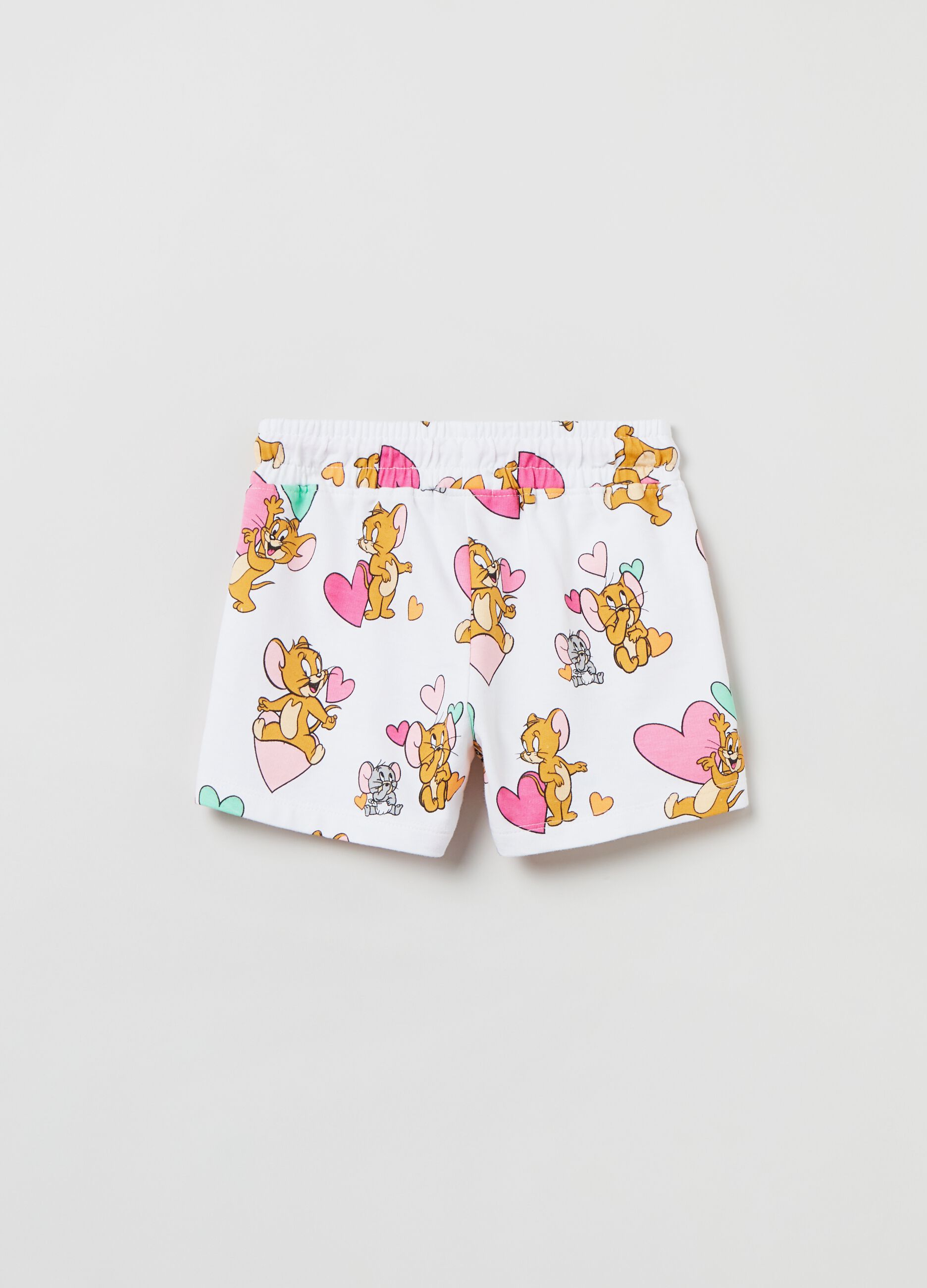 Shorts con stampa Tom & Jerry_1