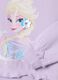 Girls' purple cotton regular fit loungewear set with Frozen print_2