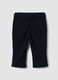 Blue regular-fit chino trousers with elasticated ribbed waistband_1