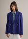 Blue Cotton Stretch Regular Fit Blazer_2